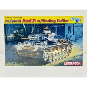 Dragon Pz.Kpfw.III Ausf.M w/ Wading Muffler 1:35 Plastic Model Kit 6558 Sealed
